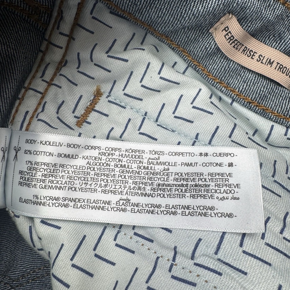 Dark Blue Flare Jeans - Women - Picture 16 of 16